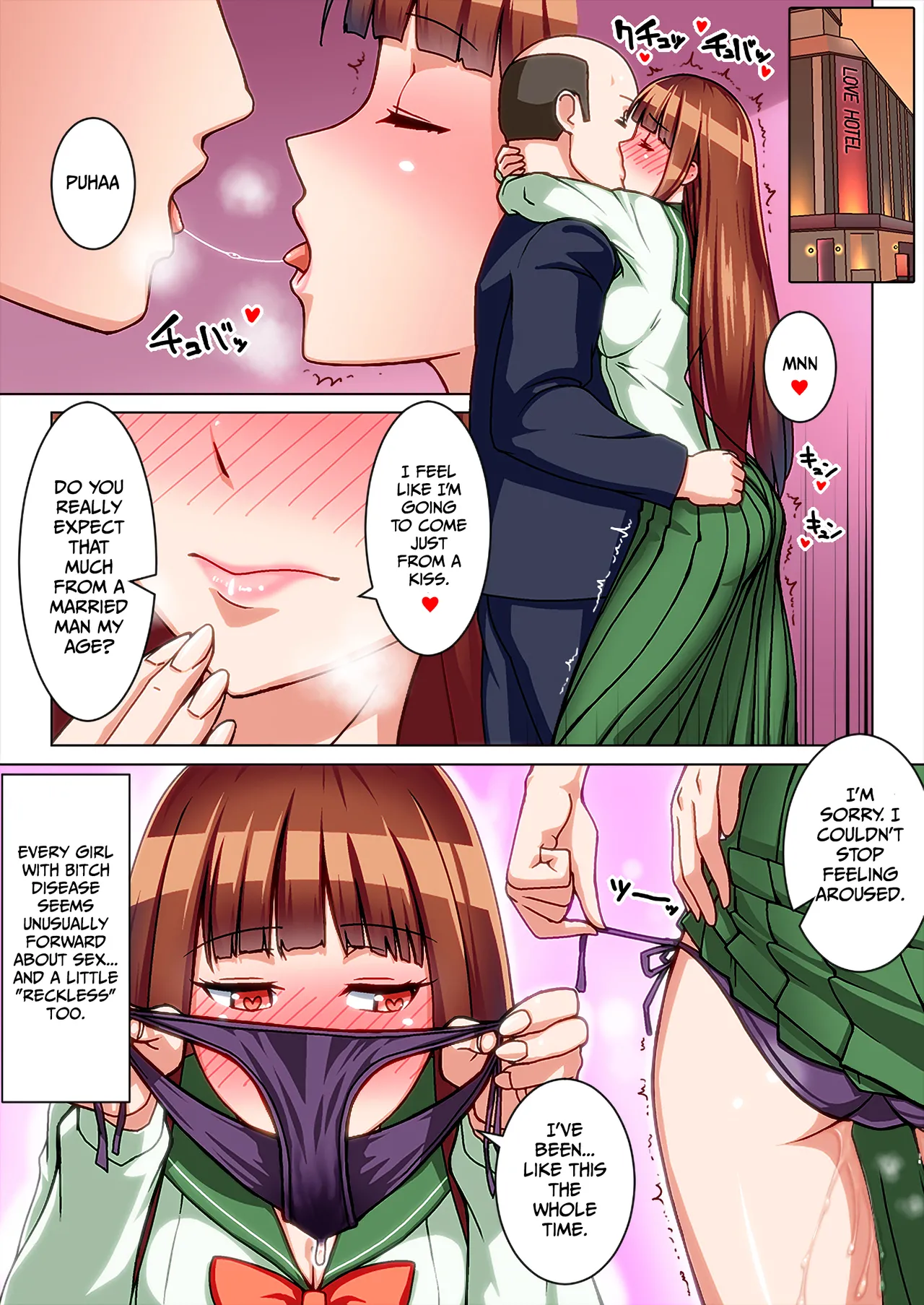 Hentai Manga Comic-Welcome to the World of Bitch Disease: Where an Old Man Is Shared by Girls-Read-20